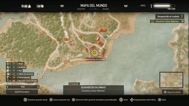 The Witcher 3: Wild Hunt - Desaparecido en combate - Ubicación