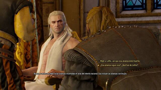 The Witcher 3: Wild Hunt - Una audiencia con el Emperador 2 - Responder a esta pregunta determina una misin ms tarde