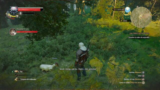 The Witcher 3: Wild Hunt - Una princesa en apuros - Princesa, la cabra