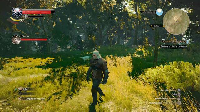 The Witcher 3: Wild Hunt - Una princesa en apuros - Usa la campana para que te siga