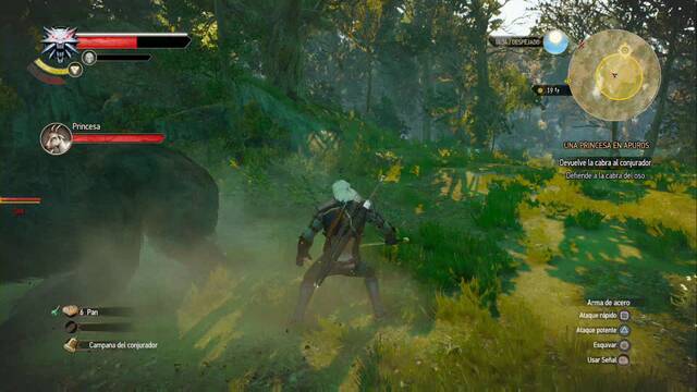 The Witcher 3: Wild Hunt - Una princesa en apuros - Esquiva, por lo que más quieras