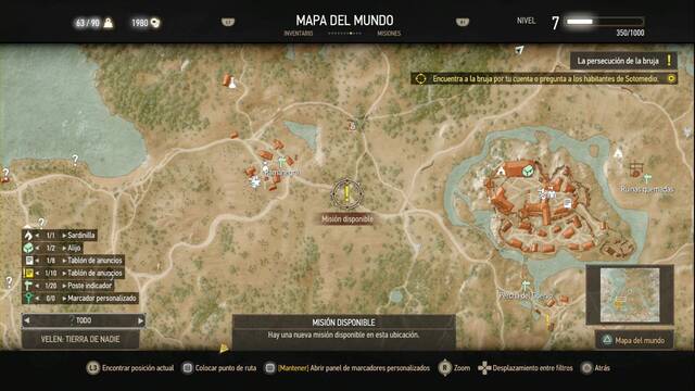 The Witcher 3: Wild Hunt - Defensor de la fe - Ubicacin