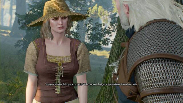 The Witcher 3: Wild Hunt - Corazn salvaje - La hermana de Hannah nos pide que mintamos