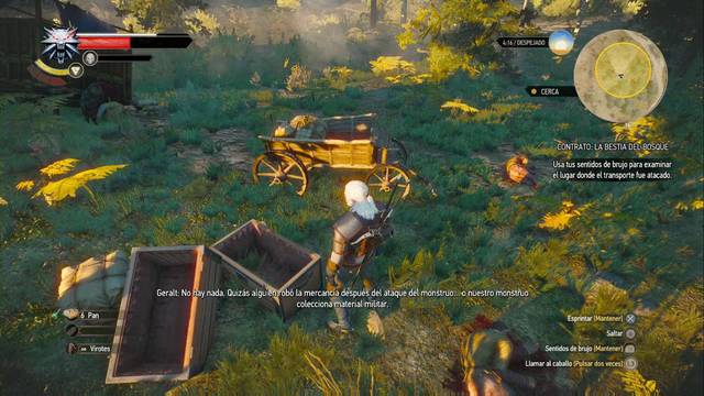 The Witcher 3: Wild Hunt - La bestia del bosque - Aquí ha habido algo más que monstruos