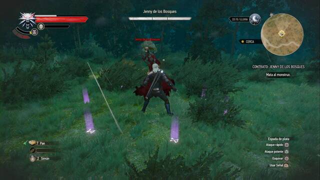 The Witcher 3: Wild Hunt - Jenny de los bosques - Usa Yrden para hacer ms dao