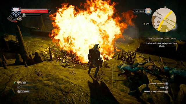 The Witcher 3: Wild Hunt - Deambulando en la oscuridad 1 - El gas es inflamable