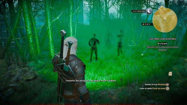 The Witcher 3: Wild Hunt - Una torre llena de ratones - Los fantasmas te contarn la historia de Palengre