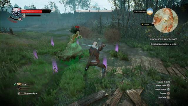The Witcher 3: Wild Hunt - Una torre llena de ratones - Yrden ayudar a retenerla