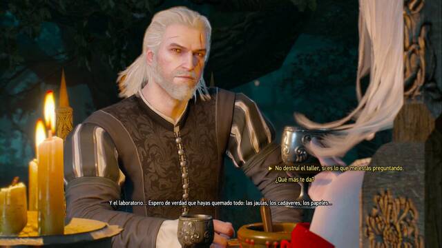 The Witcher 3: Wild Hunt - Un favor para un amigo - Geralt intuye que Keira quiere algo