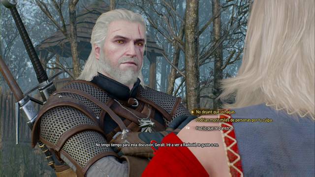The Witcher 3: Wild Hunt - Para el avance del saber - Cuidado con tu respuesta