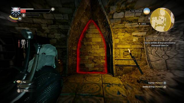 The Witcher 3: Wild Hunt - Deambulando en la oscuridad 3 - Este muro no parece muy real