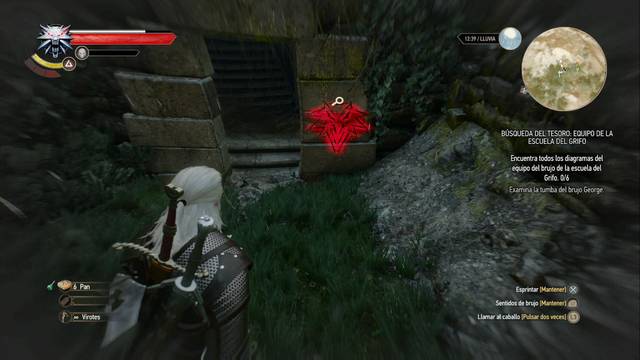 The Witcher 3: Wild Hunt - Armadura de la Escuela del Grifo 1 - Busca la marca