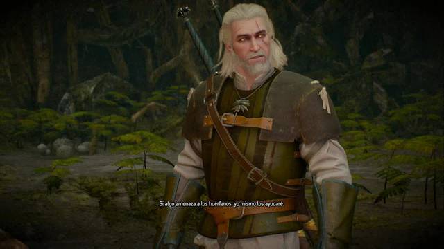 The Witcher 3: Wild Hunt - La loma de los susurros - Geralt no se cree nada