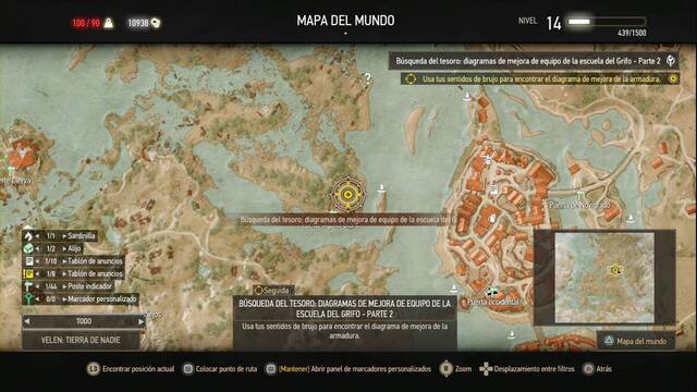 The Witcher 3: Wild Hunt - Armadura de la Escuela del Grifo - La armadura