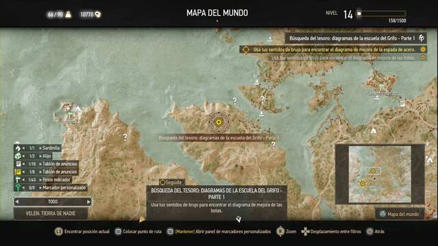 The Witcher 3: Wild Hunt - Armadura de la Escuela del Grifo - Las botas