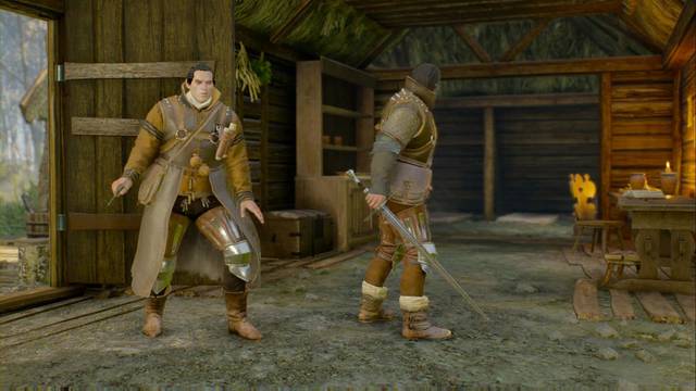 The Witcher 3: Wild Hunt - Vuelve al cenagal del jorobado - Los cazadores de brujas buscan en la cabaña