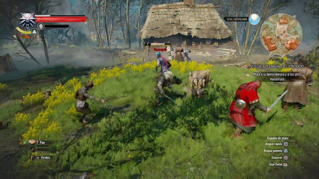 The Witcher 3: Wild Hunt - Vuelve al cenagal del jorobado - Los cazadores de brujas nos ayudarán en el combate