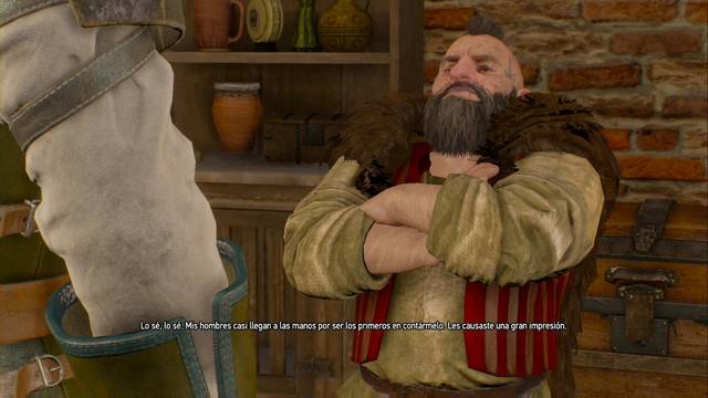 The Witcher 3: Wild Hunt - Las bandas de Novigrado - Sacabuche está contento con nuestro trabajo