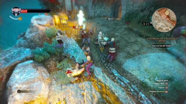 The Witcher 3: Wild Hunt - Poeta bajo presión - Parpadeo es letal, no te olvides