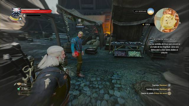 The Witcher 3: Wild Hunt - Cuestión de vida o muerte - Buscas a este hombre