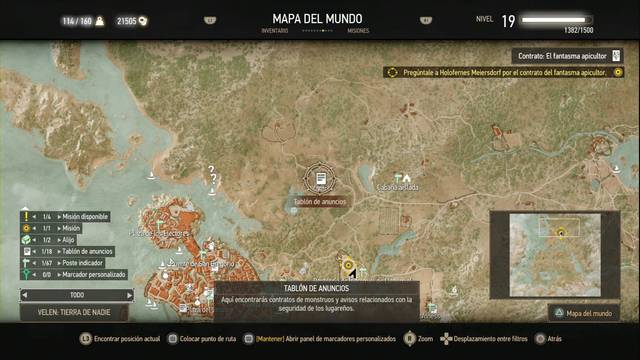 The Witcher 3: Wild Hunt - El fantasma apicultor - Localización