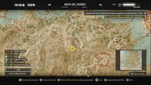 The Witcher 3: Wild Hunt - Equipo mejorado de la escuela del gato - Guanteletes