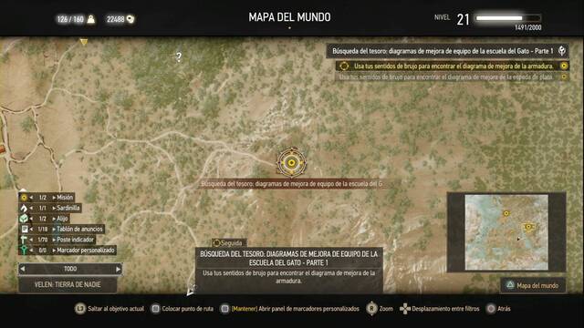 The Witcher 3: Wild Hunt - Equipo mejorado de la escuela del gato - Armadura