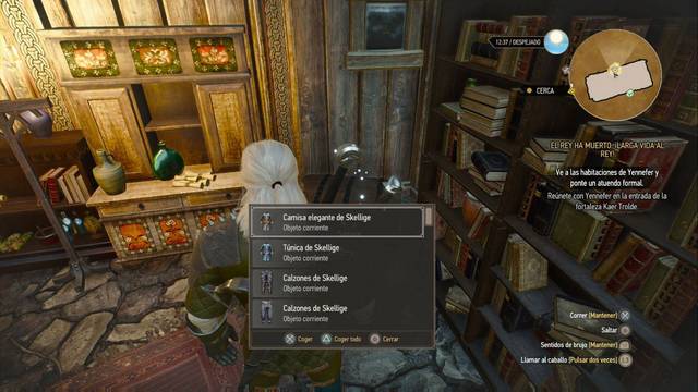 The Witcher 3: Wild Hunt - El rey ha muerto: ¡larga vida al rey! - Puedes coger y ponerte lo que quieras