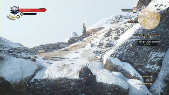 The Witcher 3: Wild Hunt - El rey ha muerto: ¡larga vida al rey! - Procura seguir el trazado