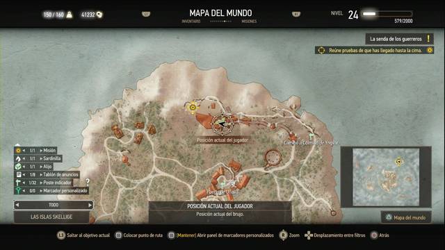 The Witcher 3: Wild Hunt - Equipo de la escuela del oso - Pasarás por este castillo