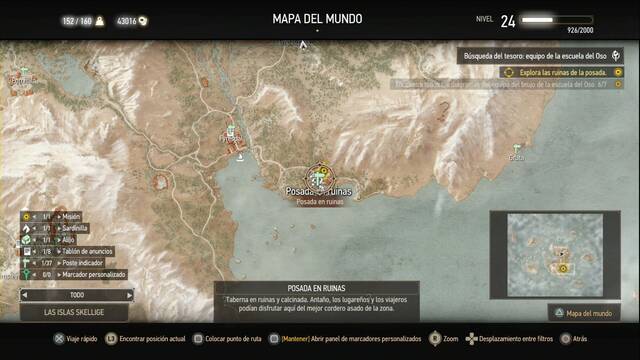 The Witcher 3: Wild Hunt - Equipo de la escuela del oso - La espada de acero