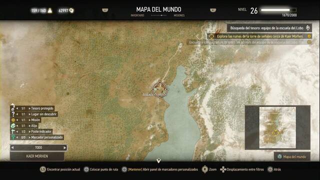 The Witcher 3: Wild Hunt - Armadura de Lobo - La espada de plata