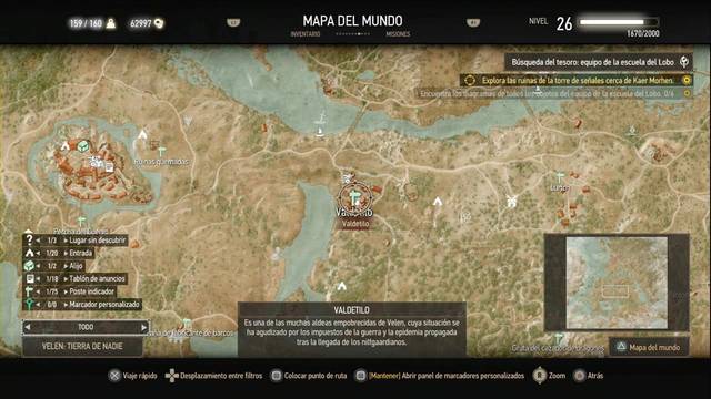 The Witcher 3: Wild Hunt - Armadura de Lobo 2 - Compra los mapas en Valdetilo