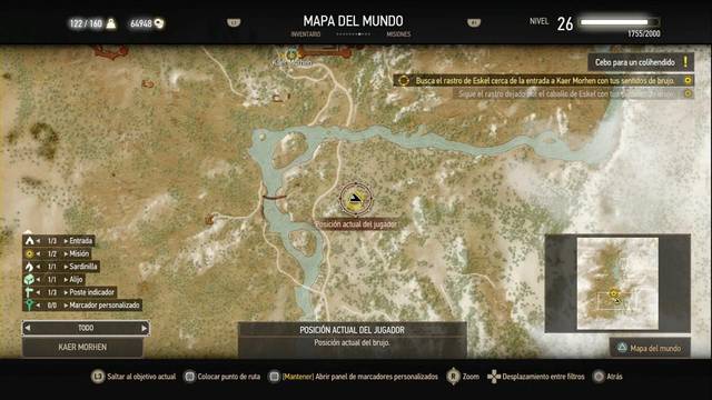 The Witcher 3: Wild Hunt - Cebo para colihendidos2 - Eskel llegó hasta aquí