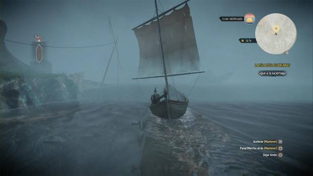 The Witcher 3: Wild Hunt - La Isla de las Brumas - Sigue la luz