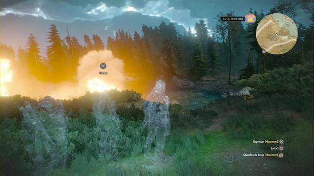 The Witcher 3: Wild Hunt - La batalla de Kaer Morhen 2 - Triss, dejando salir su mala leche