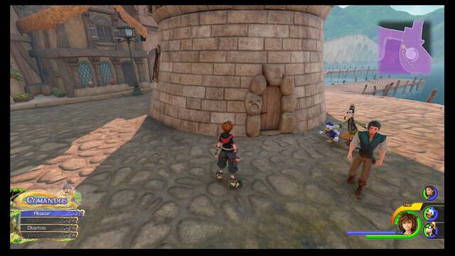 Kingdom Hearts 3 - Portafortunas de Reino de Corona - La ciudad (Muelles)