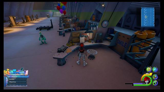 Kingdom Hearts 3 - Portafortunas de Monstruópolis - Monstruos SA (Planta de risas)