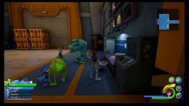 Kingdom Hearts 3 - Portafortunas de Monstruópolis - Planta de energ¡a (Corredores)