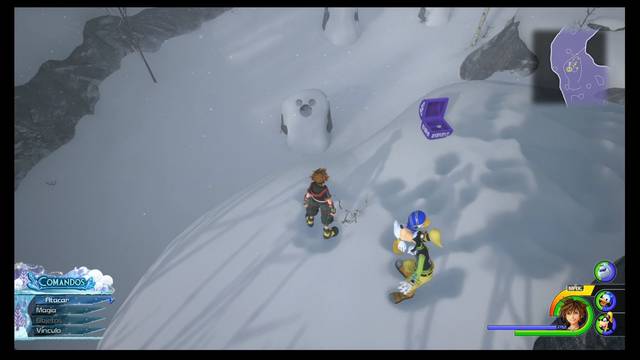 Kingdom Hearts 3 - Portafortunas de Arendelle - La Monta¤a del norte (Ladera)