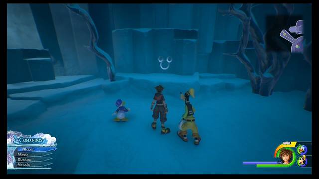 Kingdom Hearts 3 - Portafortunas de Arendelle - Laberinto de hielo (Zona baja)