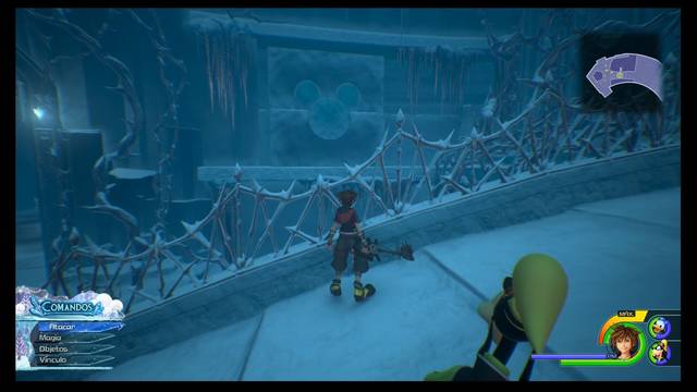 Kingdom Hearts 3 - Portafortunas de Arendelle - Laberinto de hielo (Zona media)