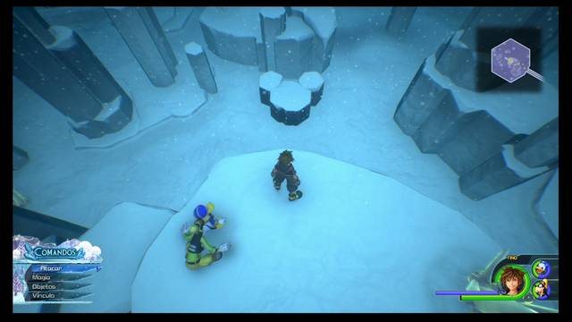 Kingdom Hearts 3 - Portafortunas de Arendelle - Laberinto de hielo (Zona alta)