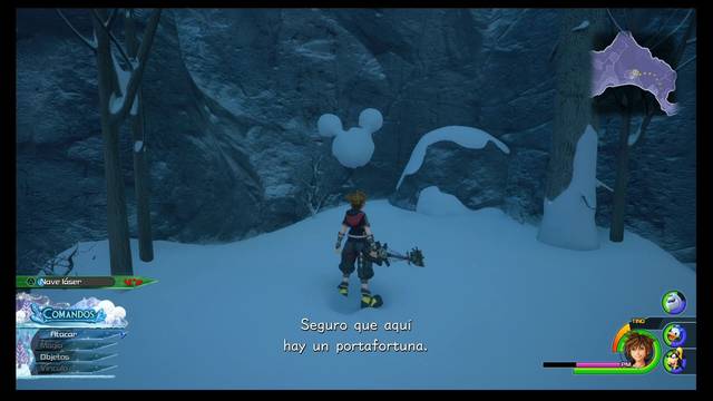 Kingdom Hearts 3 - Portafortunas de Arendelle - La Monta¤a del norte (Muro helado)
