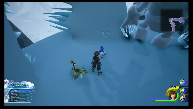Kingdom Hearts 3 - Portafortunas de Arendelle - La Monta¤a del norte (Muro helado)