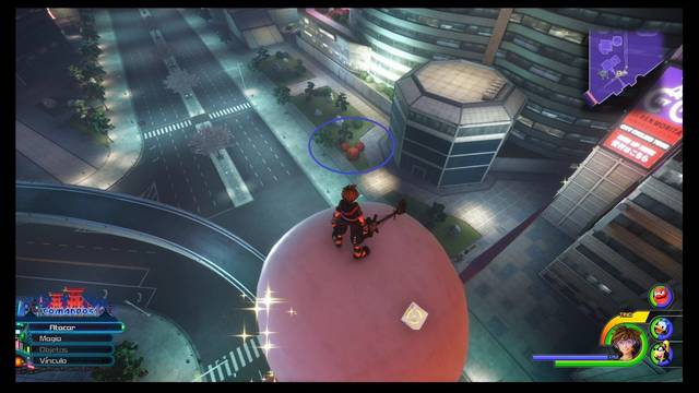 Kingdom Hearts 3 - Portafortunas de San Fransokyo - La ciudad (Distrito sur, Noche)