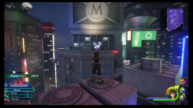 Kingdom Hearts 3 - Portafortunas de San Fransokyo - La ciudad (Distrito sur, Noche)
