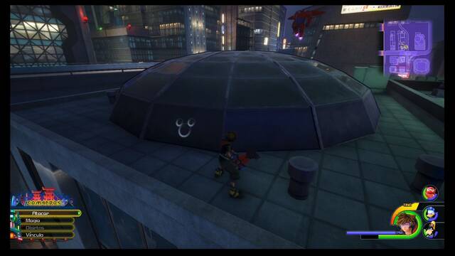 Kingdom Hearts 3 - Portafortunas de San Fransokyo - La ciudad (Distrito central, Noche)