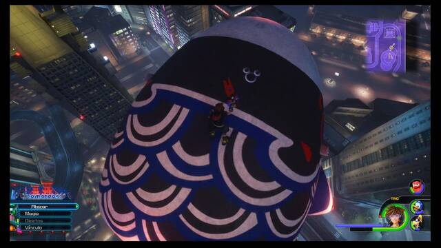 Kingdom Hearts 3 - Portafortunas de San Fransokyo - La ciudad (Distrito central, Noche)