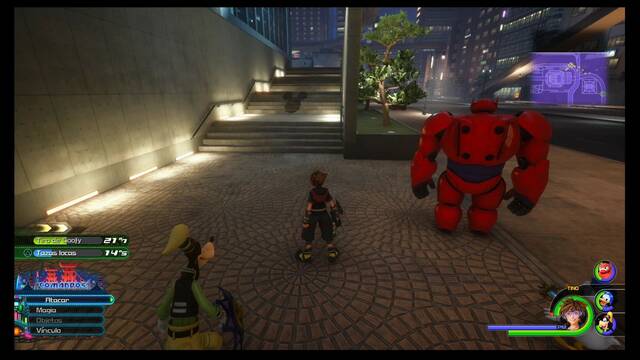 Kingdom Hearts 3 - Portafortunas de San Fransokyo - La ciudad (Distrito norte, Noche)
